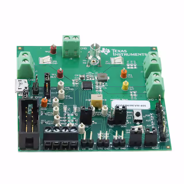 BQ24296MEVM-655 Texas Instruments  Cartes et kits d'évaluation et de démonstration